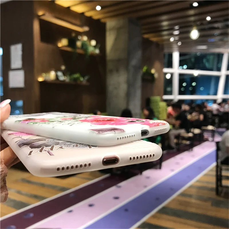 Силиконовый чехол для телефона с цветком huawei mate 20 Pro ремешок на запястье 3D мягкий