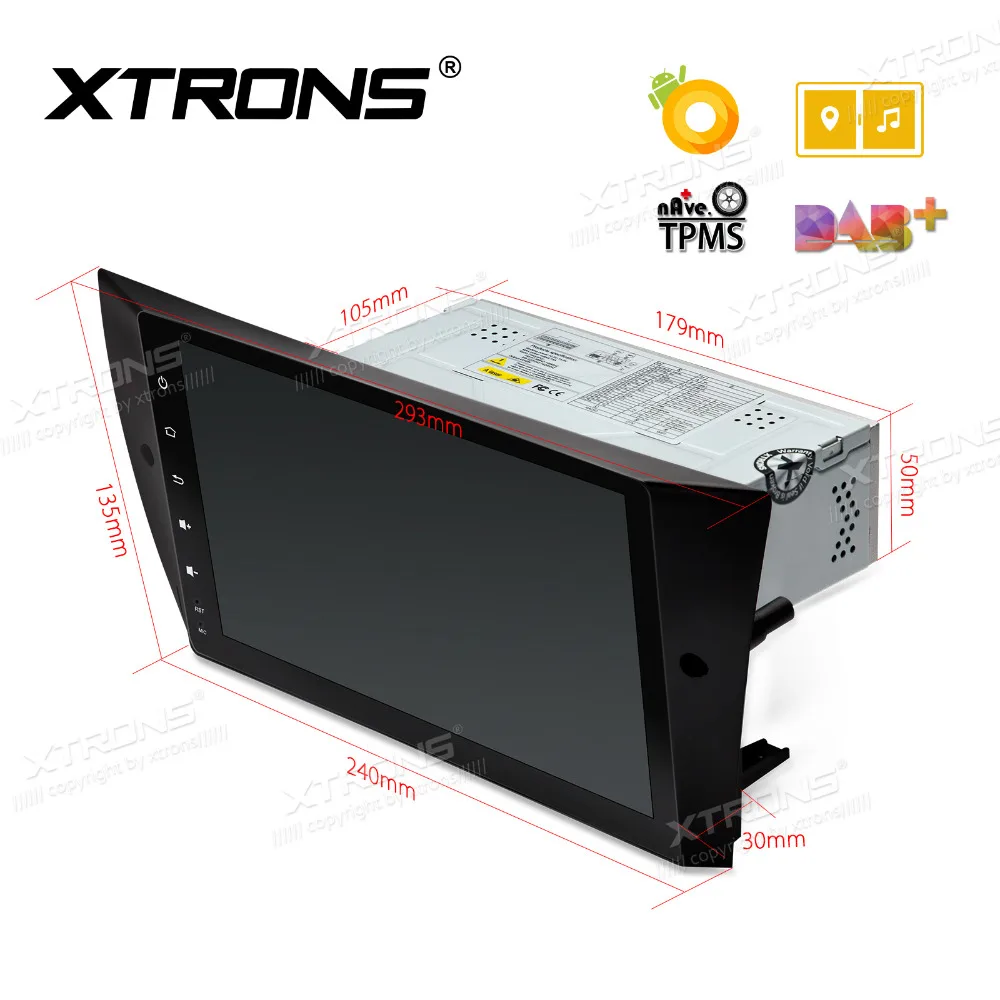 XTRONS 9 "Android 8 0 радио мультимедиа автомобильный стерео плеер GPS DAB без DVD для BMW E90