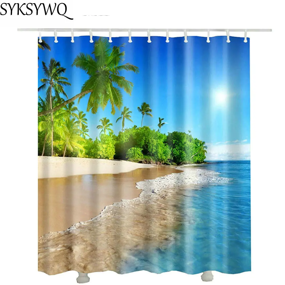 Винтажное дерево на борту 3D занавески для душа занавеска ванной из полиэстера