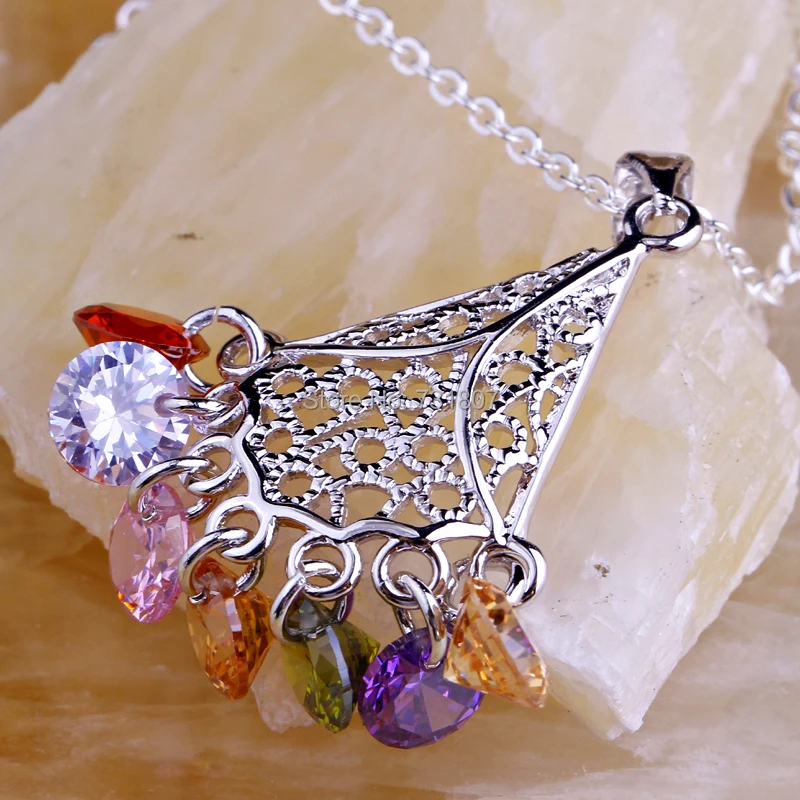 JROSE оптовая продажа фиолетовый морганит гранат перидот розовый и белый CZ