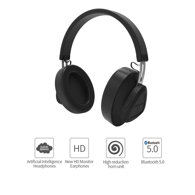 Беспроводные bluetooth наушники Bluedio TM с микрофоном и монитором студийная гарнитура