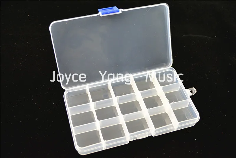 

100pcs Alice Smooth Nylon Acoustic Electric Guitar Picks Plectrums+1 Large Plastic Picks Holder Case Box Free Shipping