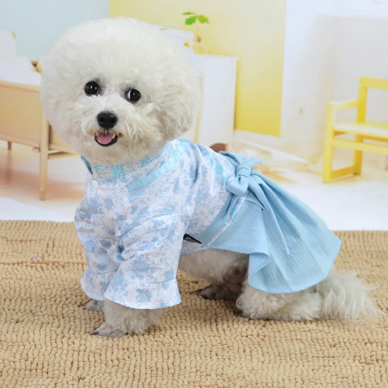 Платья для собак платье домашних животных и кошек летнее дышащее принцессы с