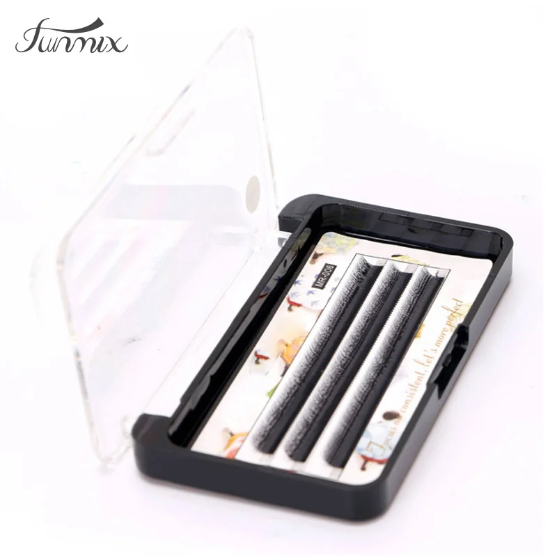 

0.07 Double curl C&D Volume Encryption Long False Eyelashes 3D Eye Lashes