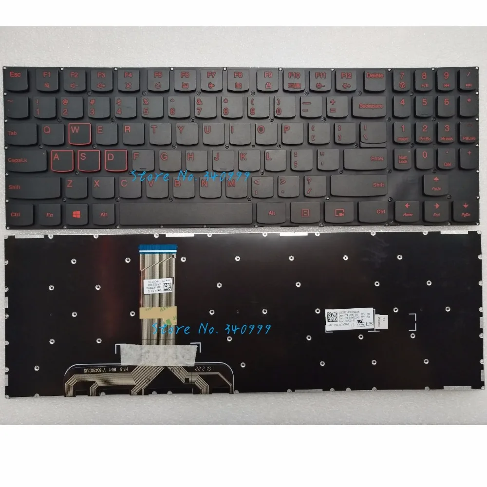Новинка для Lenovo Legion Y520 Y520-15IKB Y720 Y720-15IKB клавиатура US без подсветки рамки |