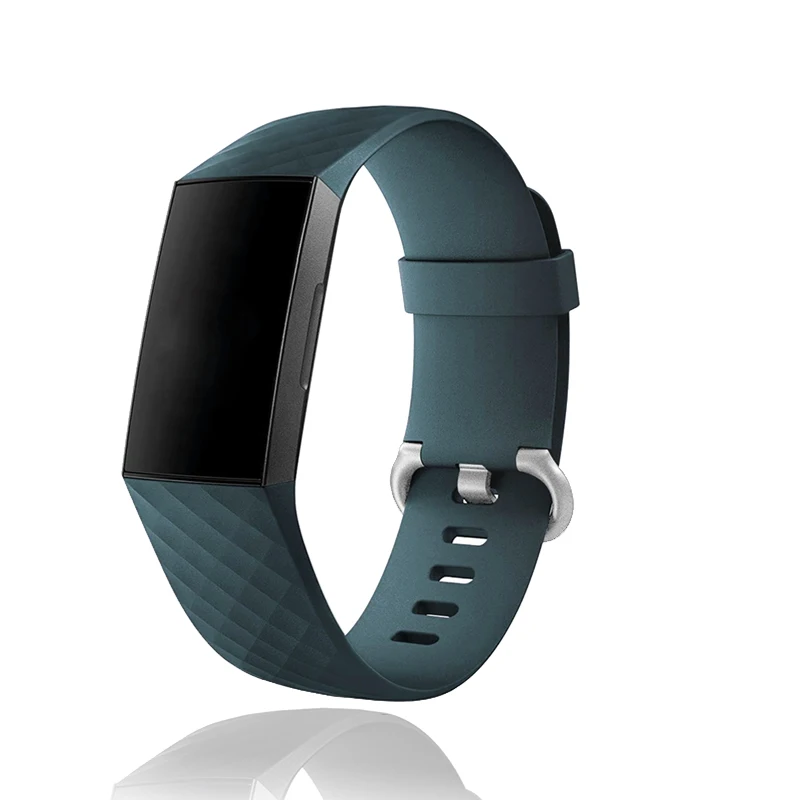 Ремешок силиконовый для смарт-часов Fitbit Charge 3 13 цветов | Электроника