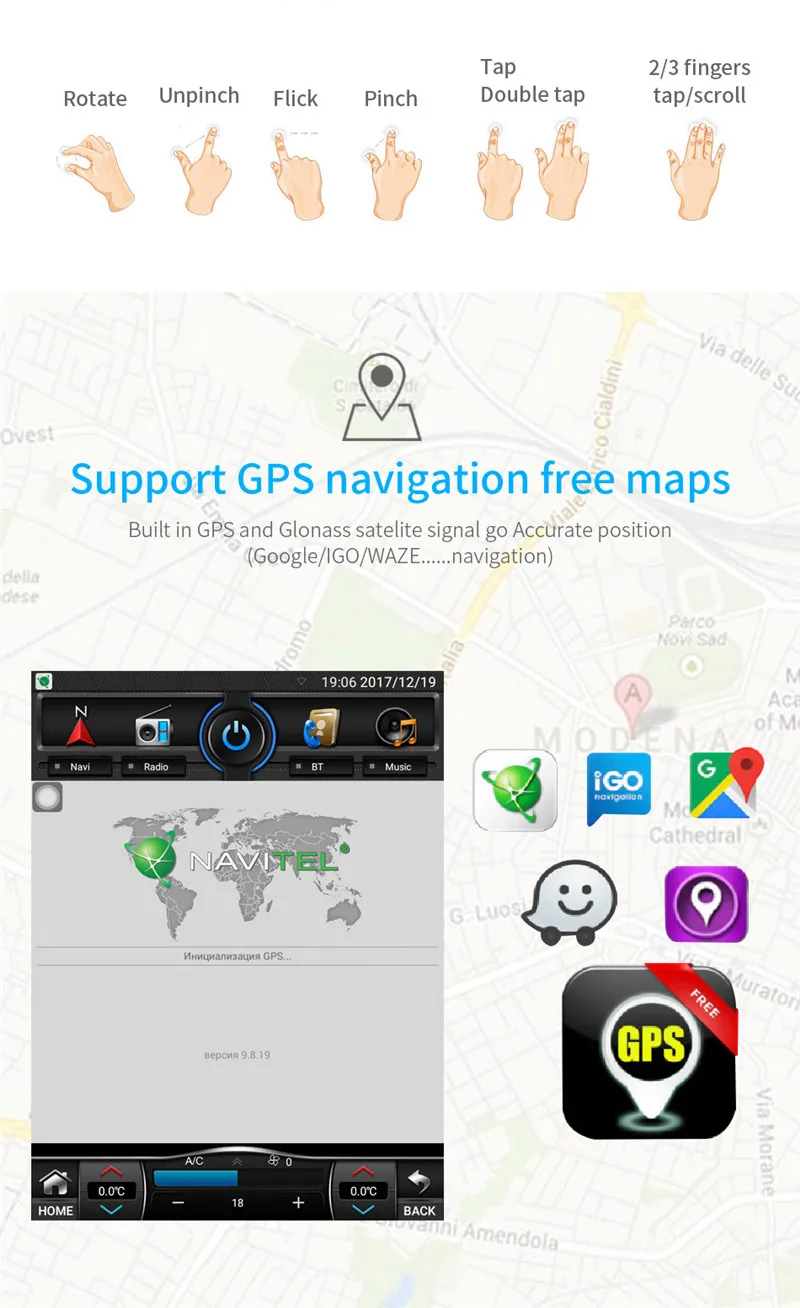64 г Android мультимедийный плеер для Toyota RAV4 2008- радио gps навигация