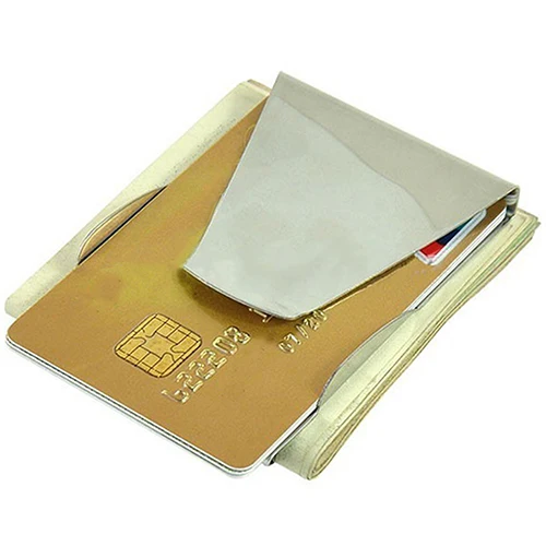 2021 металлический зажим для денег мужчин и женщин модный простой серебристый