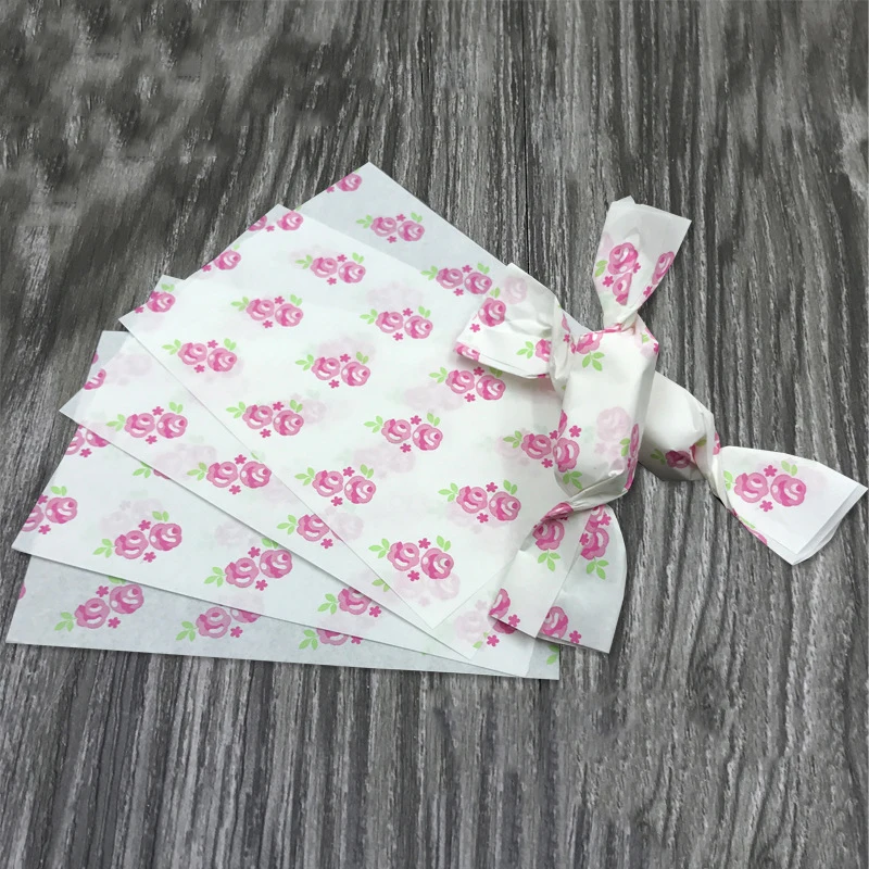 50 шт./компл. корова Nougat упаковочная Бумага Свадебная конфетная сумка Упаковка Бумага упаковочных материалов, Еда Класс из полиуретана с открытыми порами лакировка масло Бумага