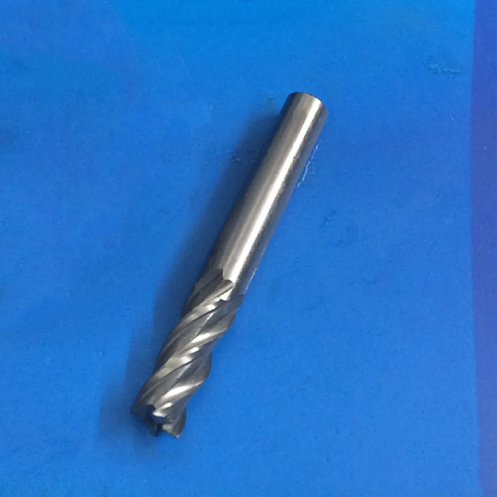1 шт. 10*10 мм HSS CNC с прямым хвостовиком 4 флейты твердосплавная концевая фреза