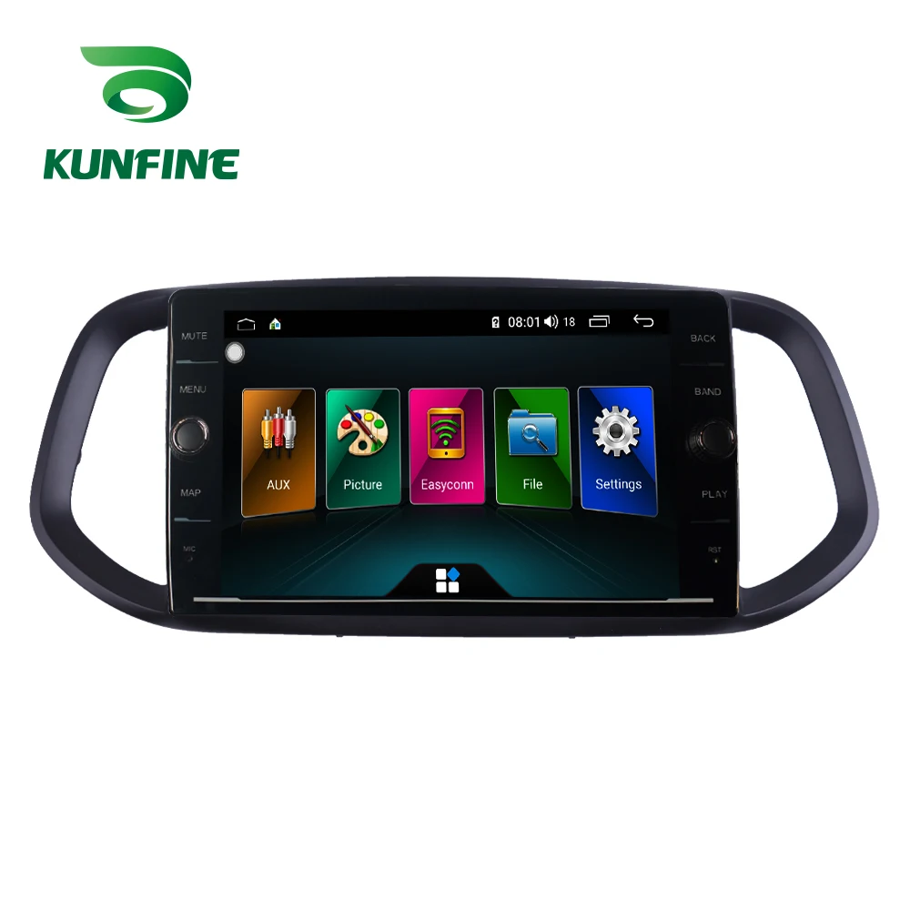 Восьмиядерный ПЗУ 64 ГБ Android 8 1 автомобильный DVD GPS навигационный плеер Deckless стерео