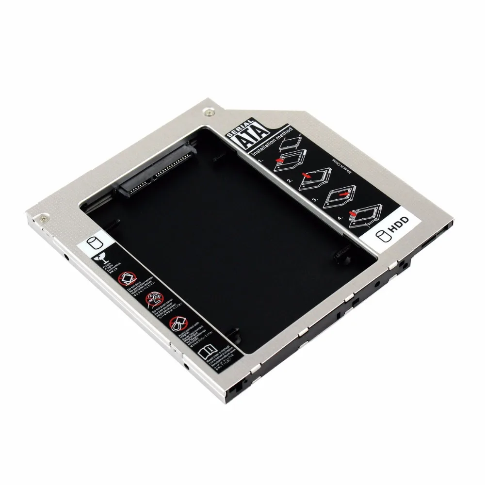 9.5mm Second HDD Caddy SATA 2.5&quot Hard Disk Drive SSD Enclosure for Laptop Optical Bay D5429D|enclosure wall|enclosure hddssd manufacturers |