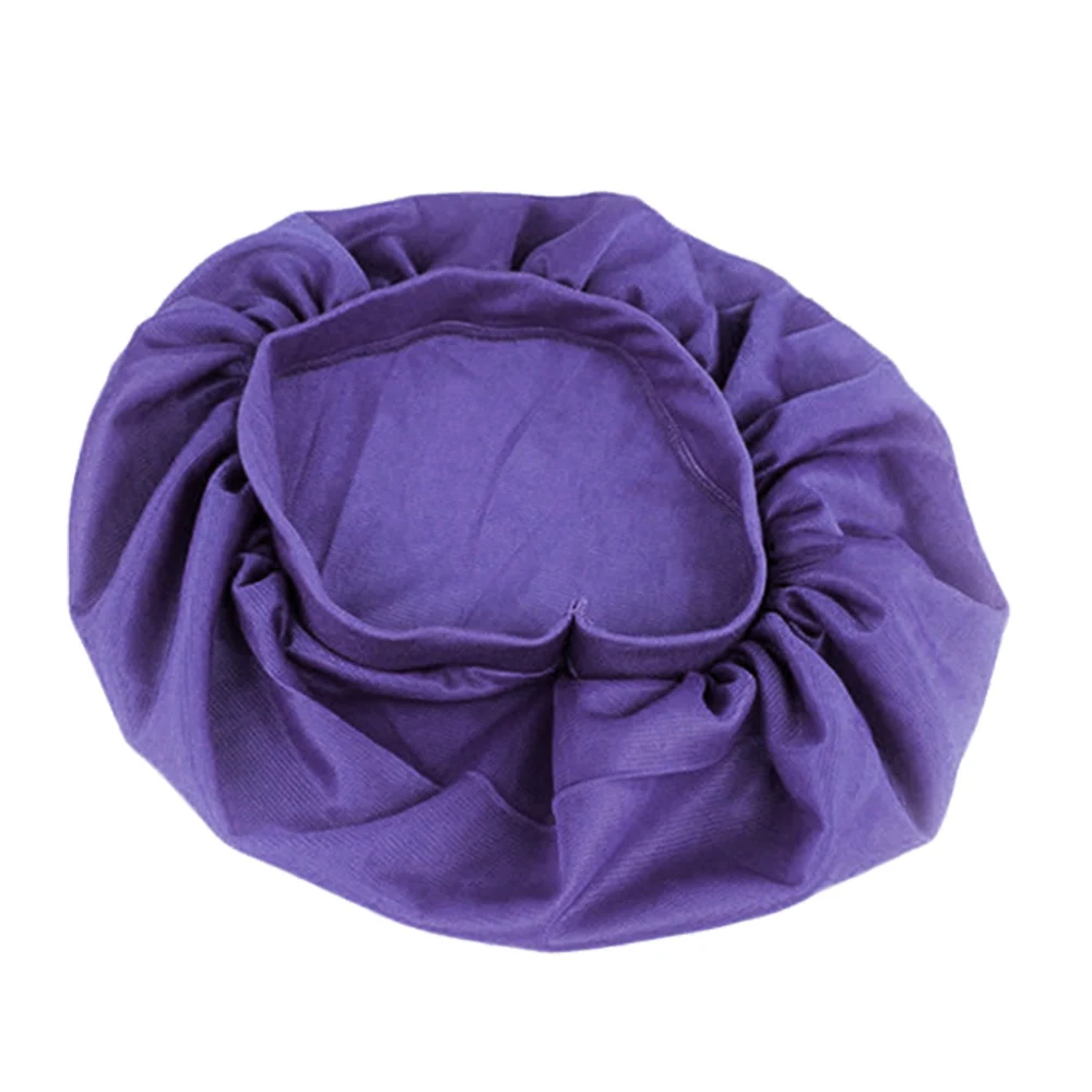 Женская трикотажная мягкая длинная шляпа с широким ремешком|cap hair|satin hair bonnetnightcap |