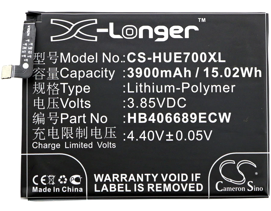 Cameron Sino аккумулятор 3900 мач HB406689ECW для Huawei Enjoy 7 Plus с двумя SIM картами TD LTE|cameron sino|battery