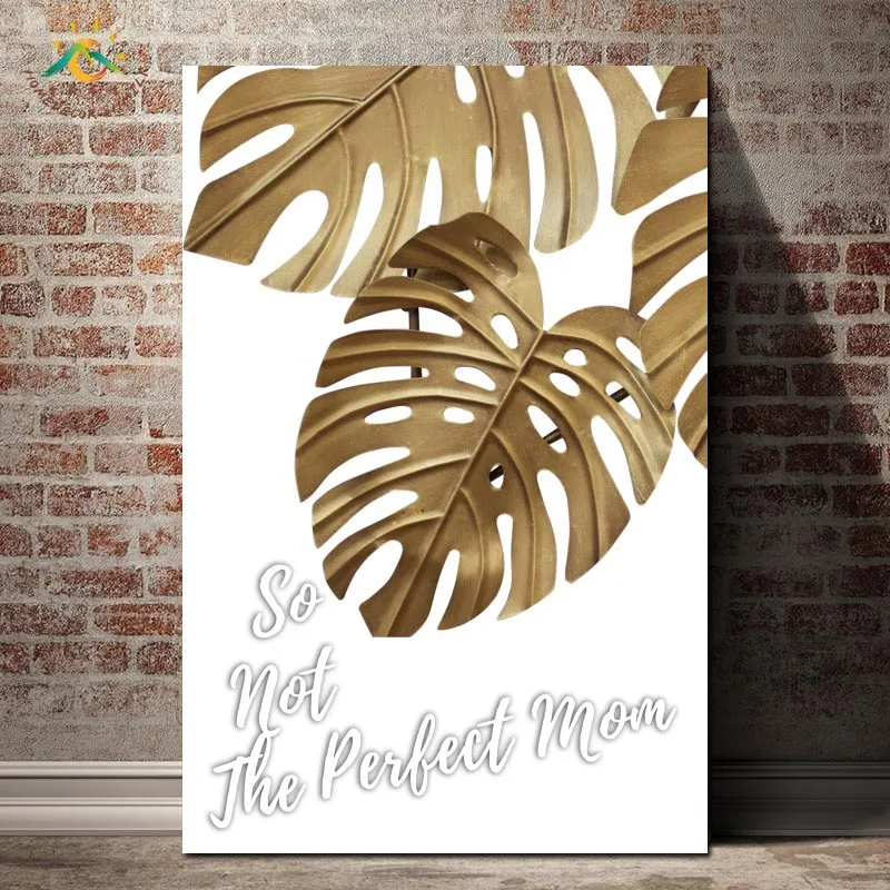 

Gold Nature Plants Nordic Posters And Prints Modern Canvas Art Canvas Painting Wall Painting Decorative Pictures for Living Room