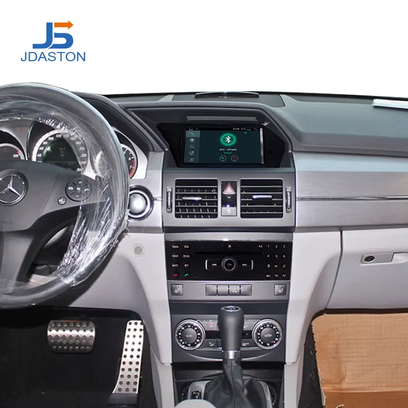 JDASTON Android 10 0 автомобильный DVD плеер для Mercedes Benz GLK 2008 2009 2010 GPS навигация 1 Din
