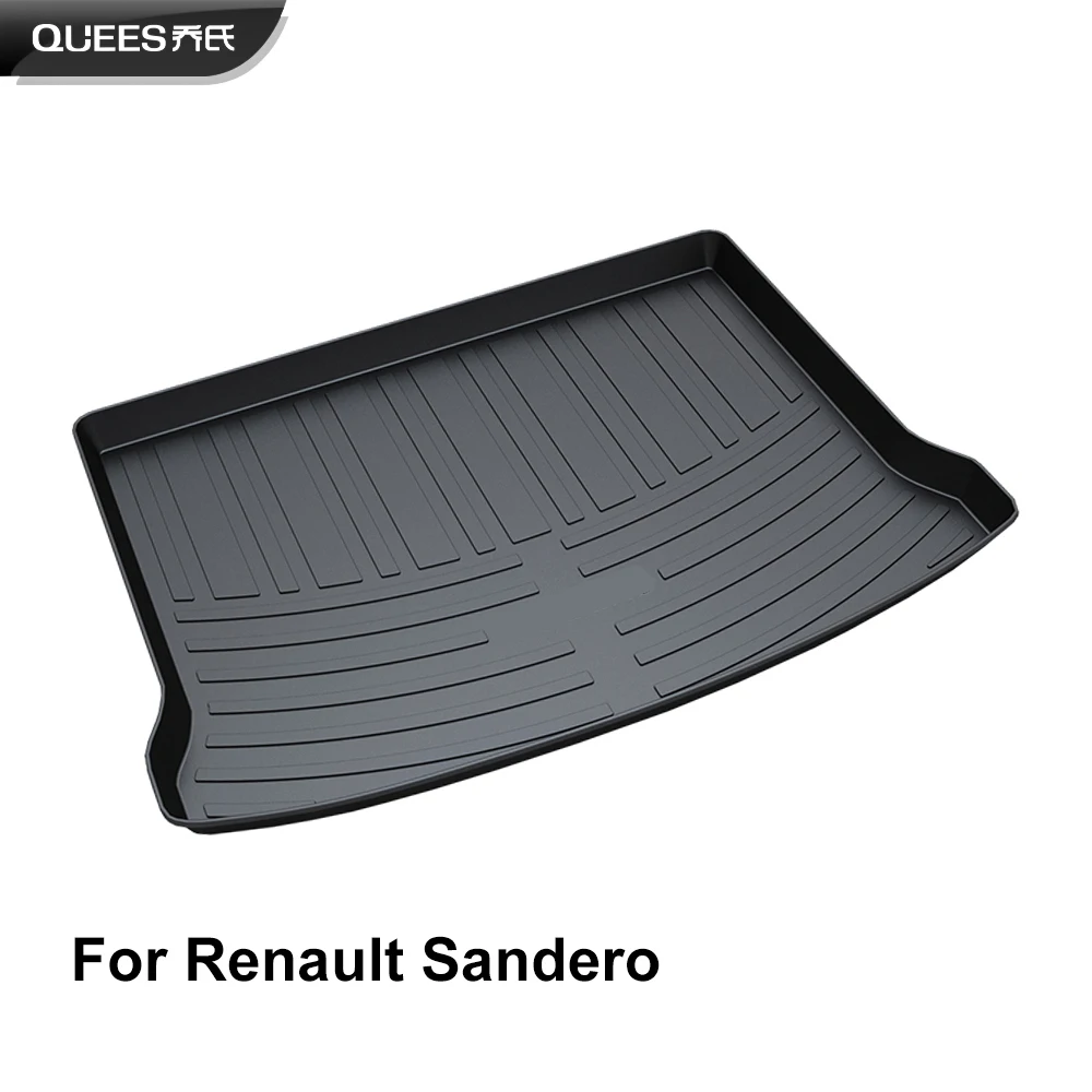 QUEES индивидуальной подгонки Коврики для багажника коврик Renault Sandero/DACIA Sandero MK2 2012 2013