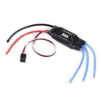 2 pcs 30a brushless esc lipo 2 4s bec 5v2a electronic speed controller for fpv multicopter fixed wing rc drone accessories