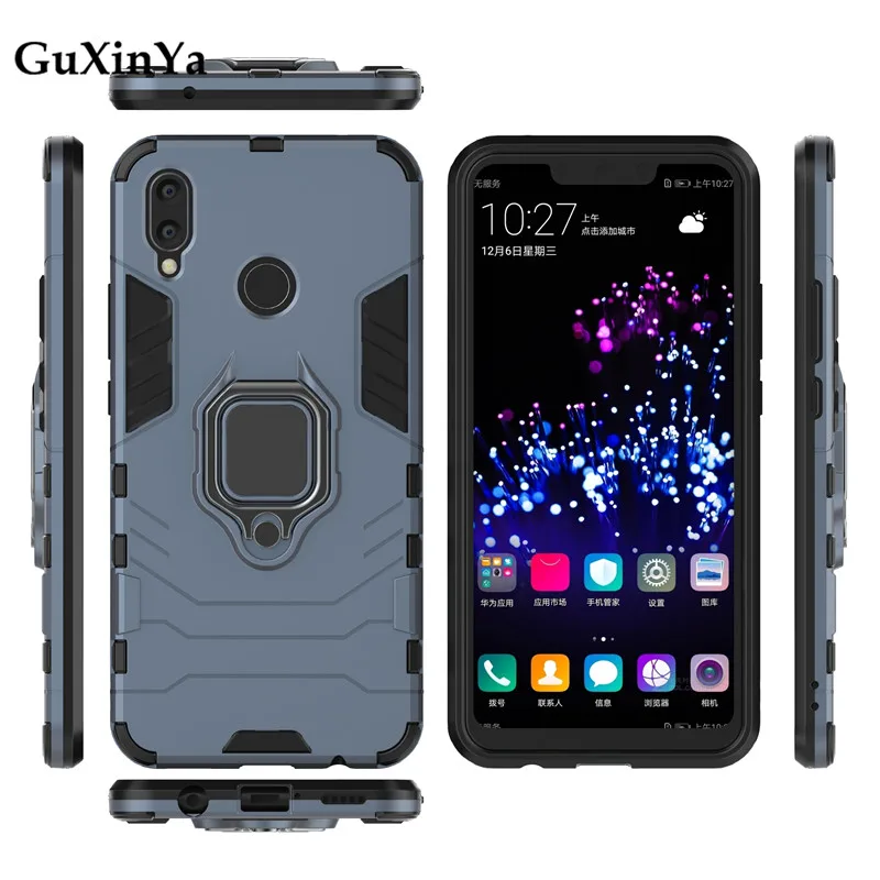 Чехлы для телефонов huawei Nova 3i, Роскошный чехол с магнитным кольцом Nova 3i, чехол для huawei P Smart Plus, INE-LX2, INE-LX9, Funda