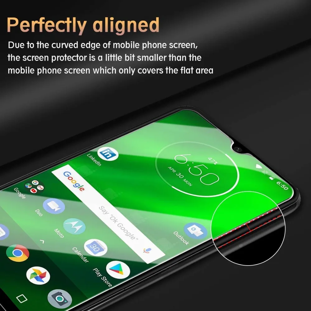 Для Motorola Moto G7 плюс Экран протектор Закаленное Стекло Защитная пленка для мотора