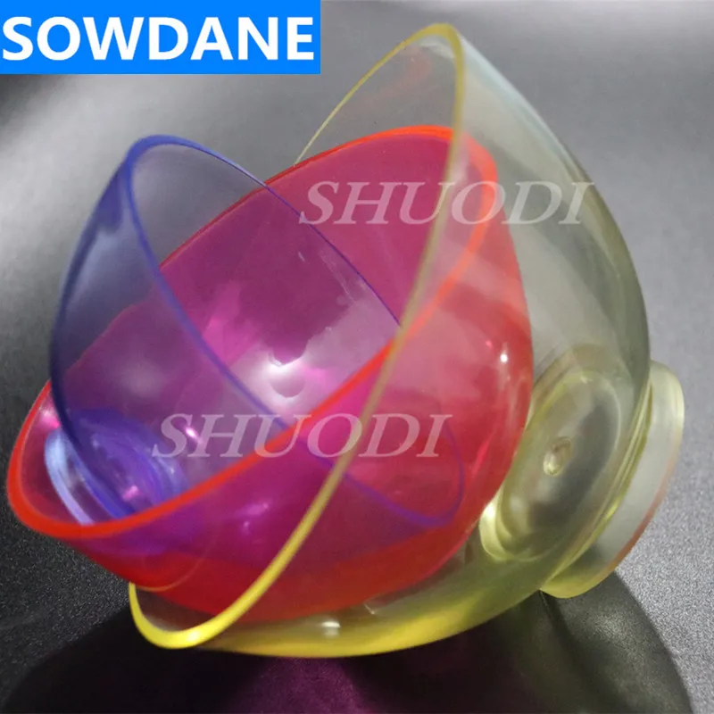 

3 Pcs Dental Beauty Lab Silicone Flexible Soft Rubber Mixing Bowl (Random Color)