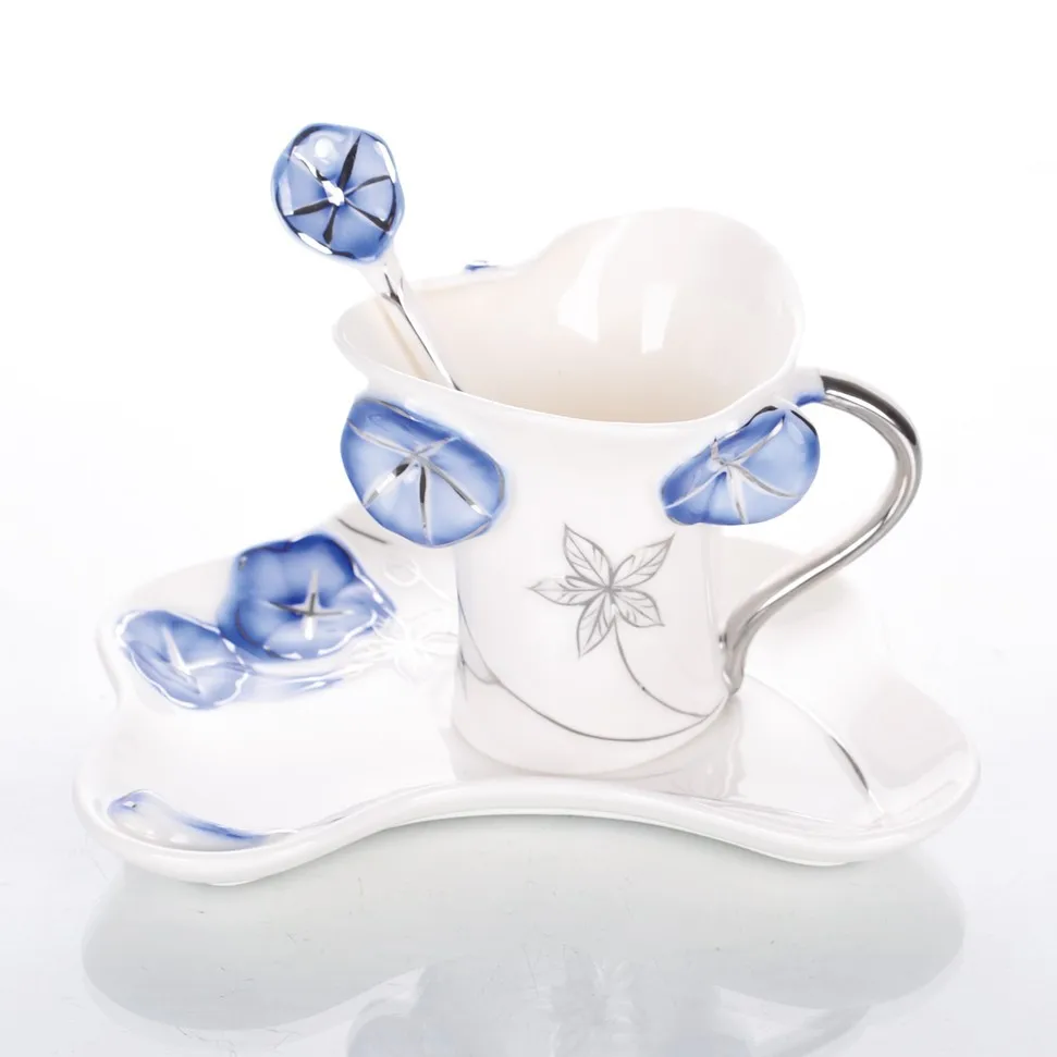 Изысканная китайская характерная Подарочная чашка фарфоровая эмалированная