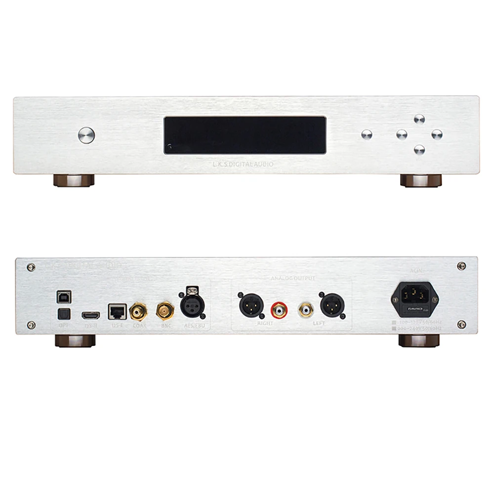 L. K.s аудио декодер флагманский DAC DSD вход коаксиальный AES EBU для DoP USB I2S оптический