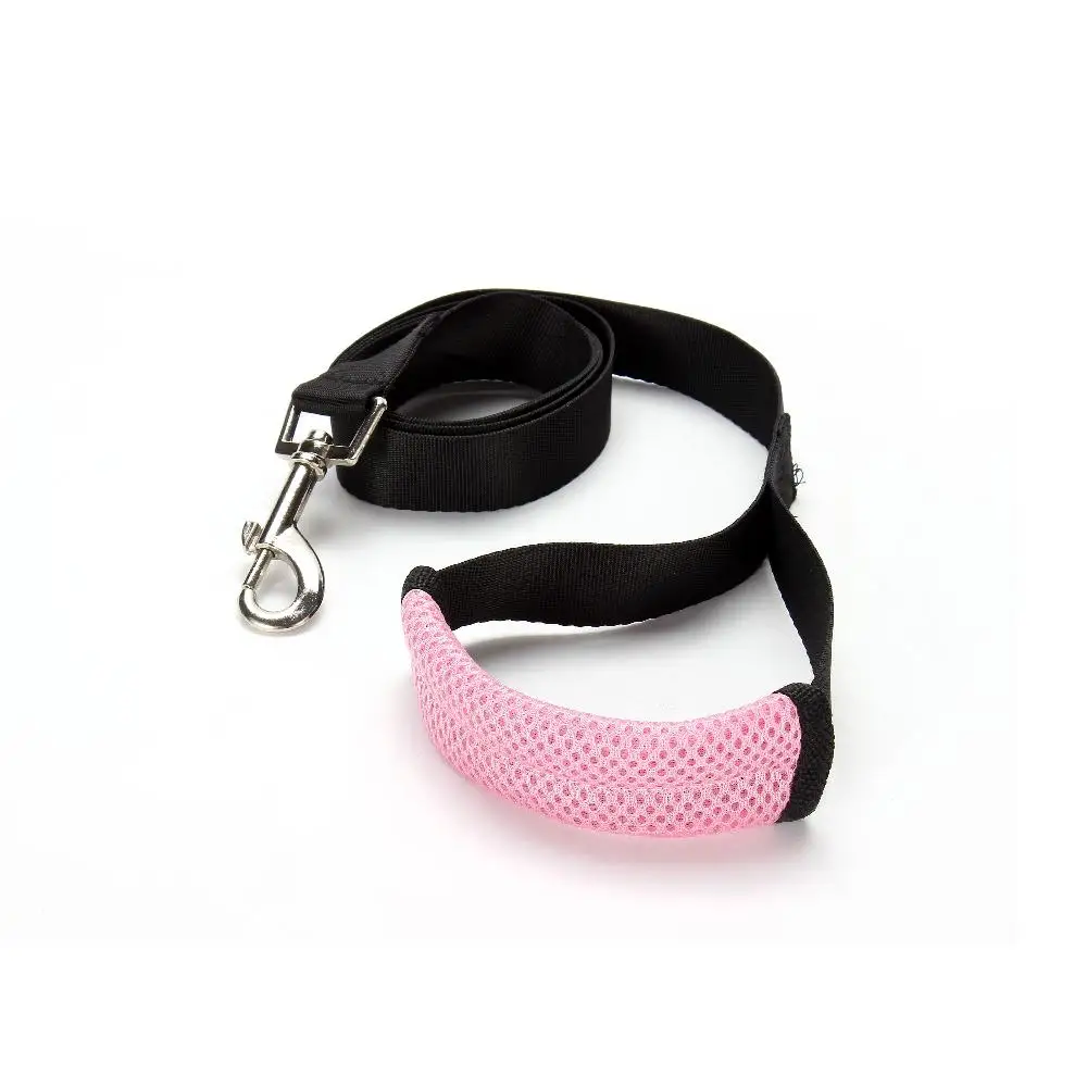 Petalent новый стиль сэндвич сетчатая ткань собачий поводок розовый и желтый цвет в