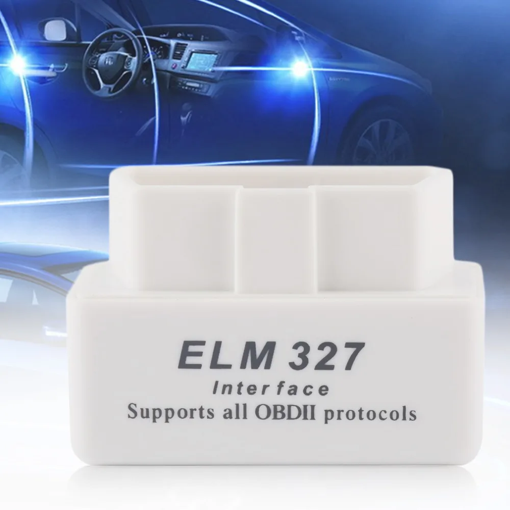 2016 Лидер продаж Супер Мини ELM327 Bluetooth OBD2 V2.1 Белый Умный Автомобильный