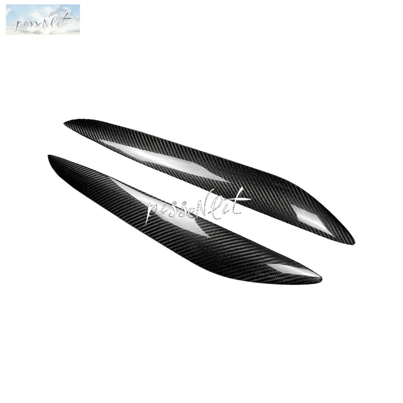 Car Styling Accessories Carbon fiber Headlight Eyebrow Eyelids overlay for Mazda 3 Mazda3 JDM 2010-2013 Stickers | Автомобили и