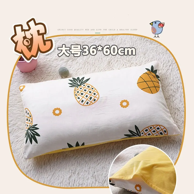 pineapple36x60cm Прямоугольная детская подушка, милая детская подушка для головы, Студенческая Подушка для сна, не скатывается, формирующая подушка для младенцев, поддержка для сна - Цвет: pineapple36x60cm