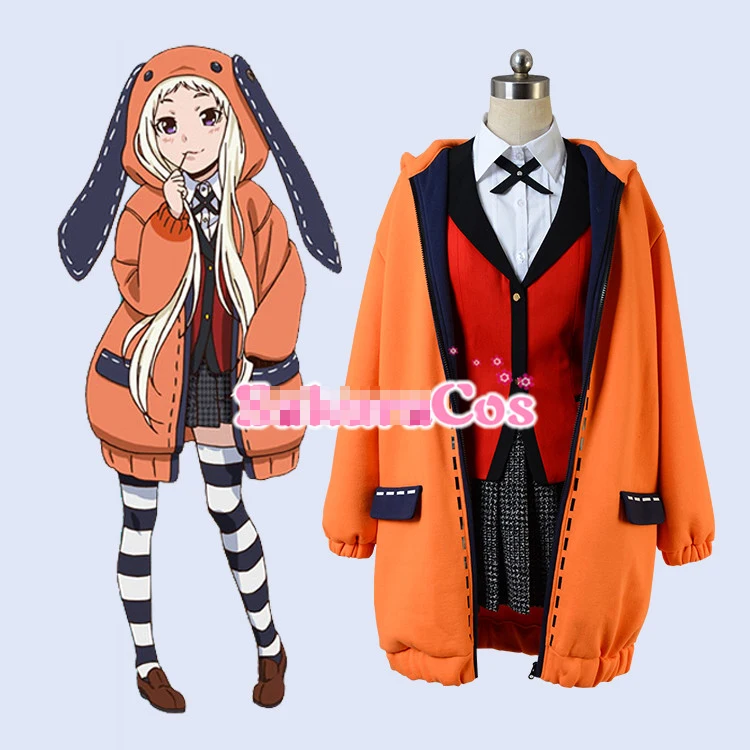 

Kakegurui Yomozuki Runa Uniforms Cosplay Costume Free Shipping