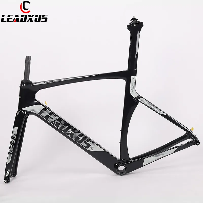 Скидка LEADXUS 2019 NV360X тормозного диска Aero из углеродного волокна, шоссейный велосипед рама дороги углерода Aero рама для гоночного велосипеда и руль 45/47/...