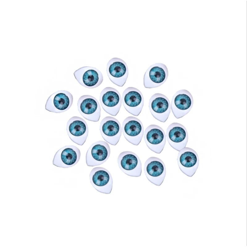 Blue 20 шт пластиковые куклы защитные глаза для животных игрушки Кукольное Изготовление DIY ремесло аксессуары - Цвет: Blue