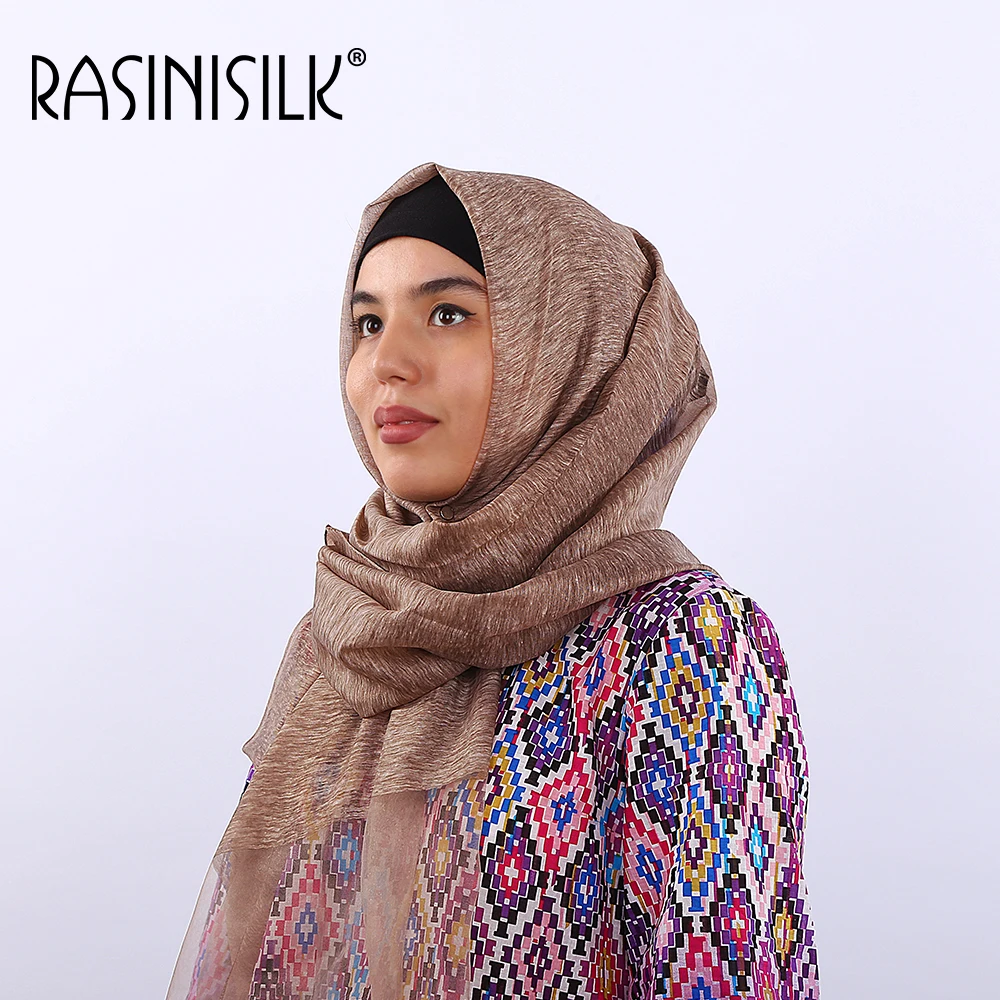 Rasinisilk Новый полиэстер кружевной шарф 98*192 см модные длинные мусульманский платок