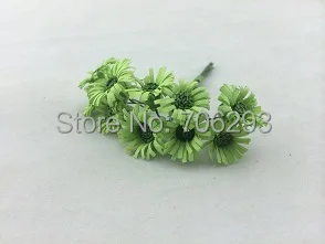 100 шт./пакет бумажный букет ромашек из тутового дерева свадебный