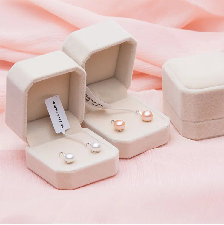 Серьги с пресноводной жемчужиной из натурального белого и розового цветов