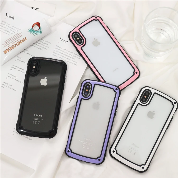 Для Apple iPhone 11X8 7 6 6s Plus прозрачная ультратонкая задняя полностью жесткая Защитная крышка TPU плотный чехол
