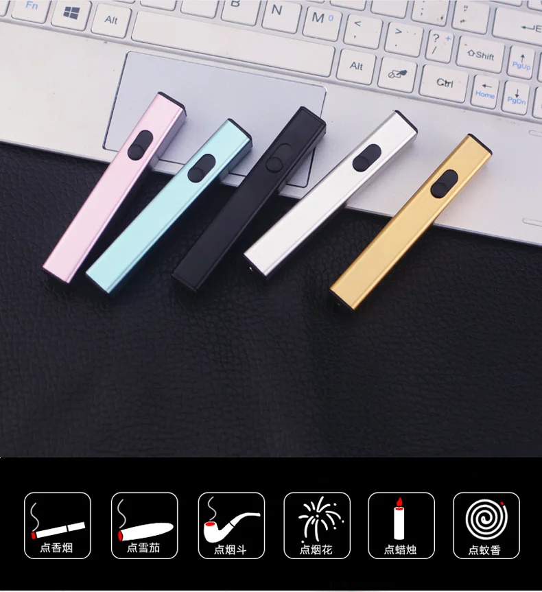 Новейший легкий usb зарядка электрическая Одиночная дуга плазменная Зажигалка eletronic зажигалки для курильщиков, сигареты, сигары подарки