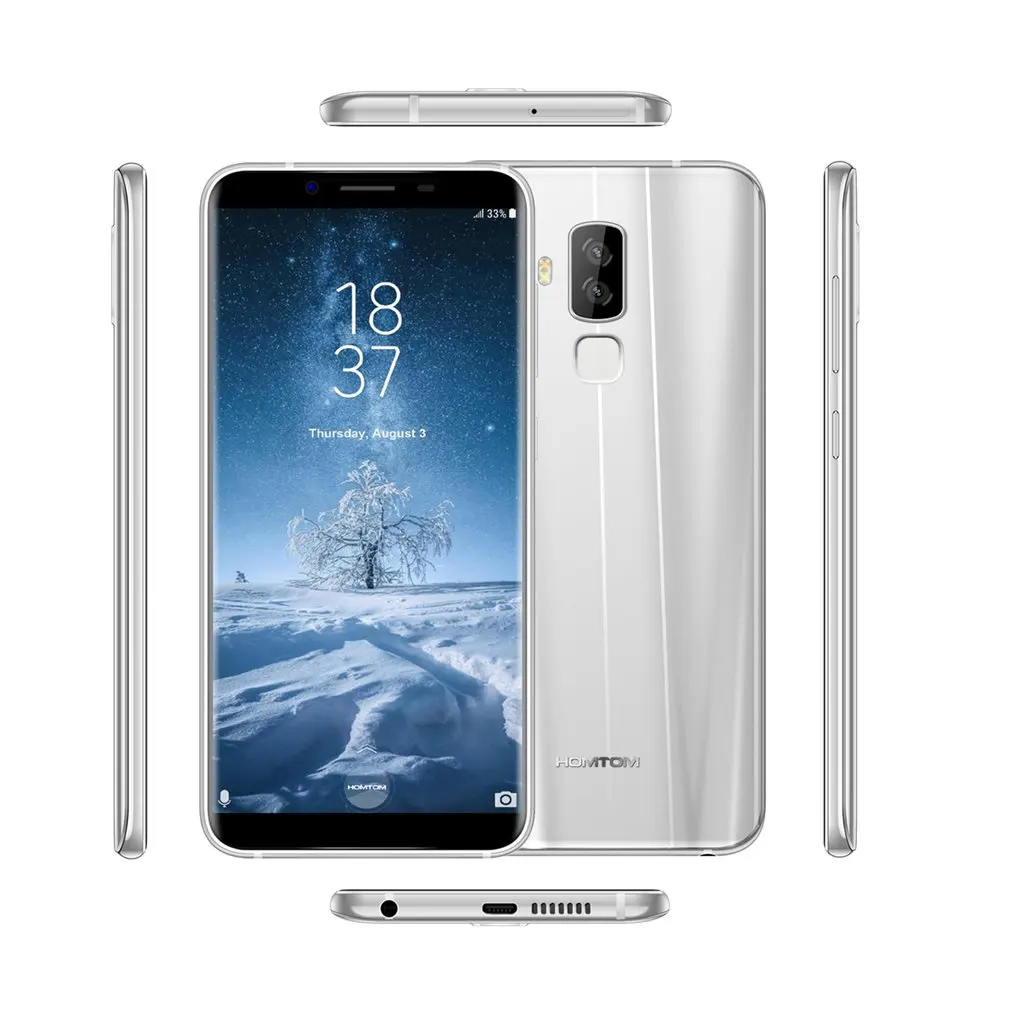 HOMTOM S8 16MP + 5MP две задних камеры мобильный телефон mtk6750t восемь ядер сотовых