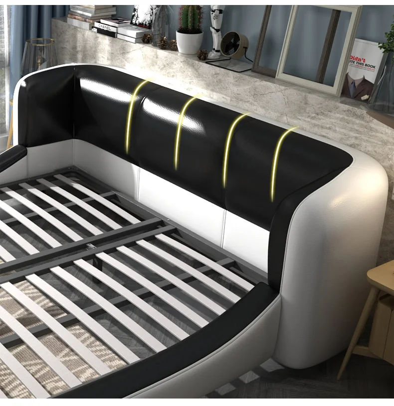 Кровать из натуральной бычьей кожи мягкие кровати спальня горит muebles de dormitorio yatak