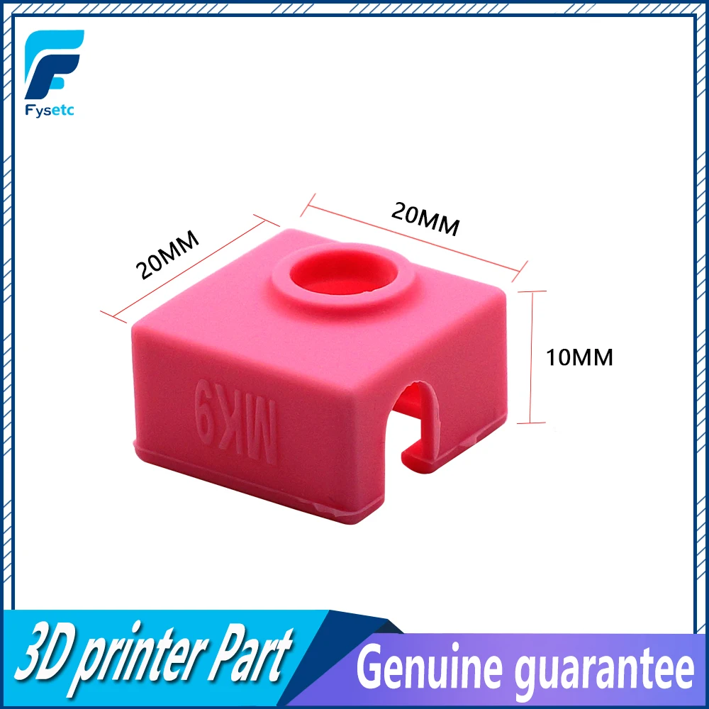 1 шт. силиконовый нагревательный блок MK9 для принтера Ender 3 CR 10/10S/S4 Anet Prusa i3 Tronxy