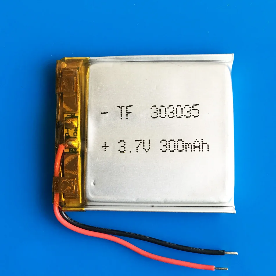 5 шт. 3 7 В 300 мАч 303035 литий полимерная LiPo аккумуляторная батарея для Mp3 DIY PAD DVD