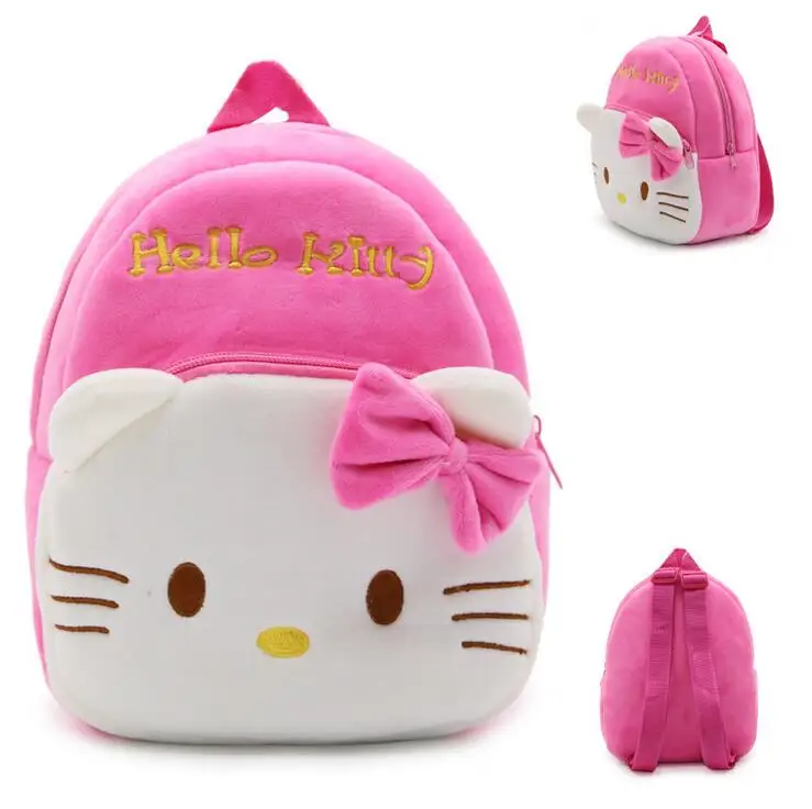 9color Pink Cartoon Animal Doll Backpack Accessories Fits Children's gifts kindergarten boy girl baby student bags Mochila | Игрушки и