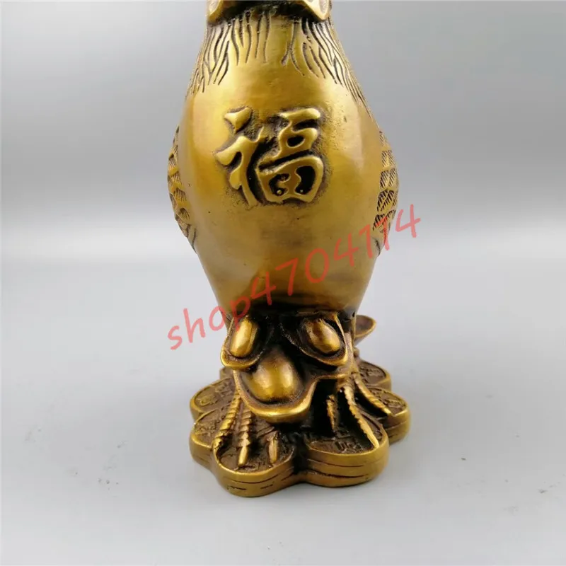 Чистая медь латунь Yuanbao золотые куриные украшения изысканные поделки коллекции |