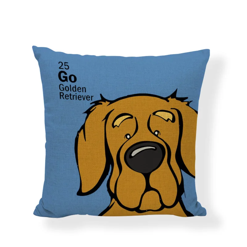 Оптовая продажа наволочка для подушки с изображением милой собаки немецкий