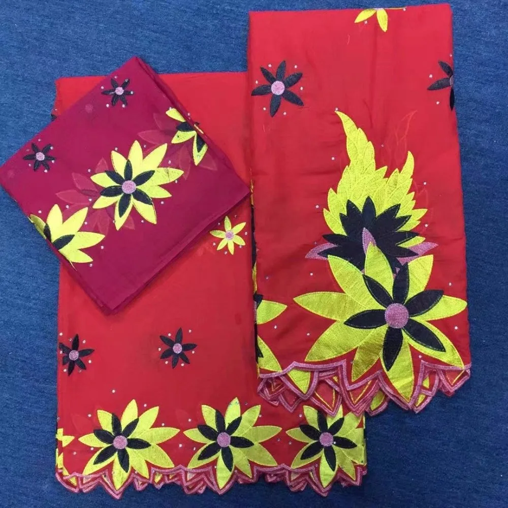 3 метров + 2 м Нигерии кружевной ткани 2017 Африканский швейцарская вуаль кружева