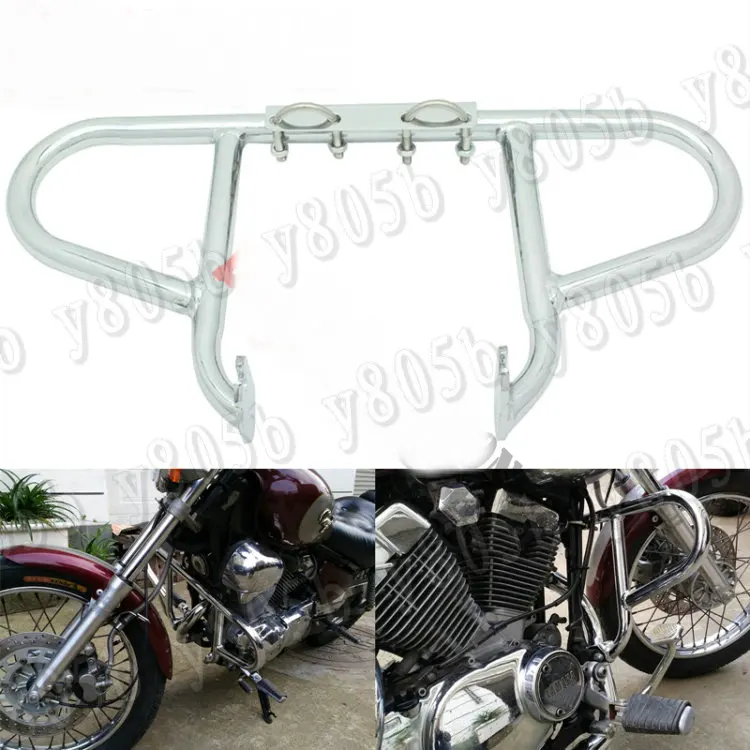 Мотоциклетная хромированная металлическая защита двигателя для YAMAHA Virago XV250