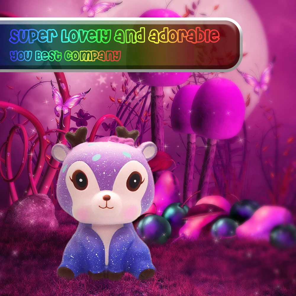 Мультяшные милые сжимаемые игрушки Jumbo Kawaii медленно восстанавливающие форму
