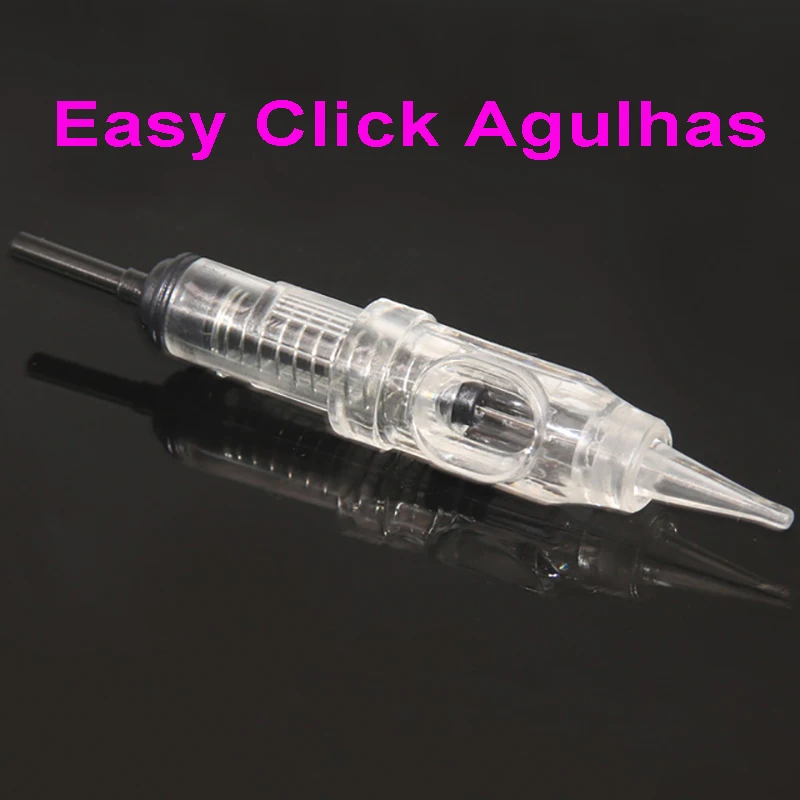 Agulha Easy Click Универсальный Dermografo 1 3 5 RL Nouveau Перманентный макияж картридж иглы 600D-G для бровей татуировки машины